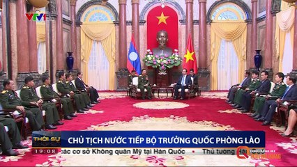 Chủ tịch nước tiếp Bộ trưởng Quốc phòng Lào