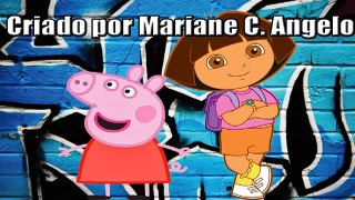 Peppa Pig vs Dora Aventureira Batalha do Rap