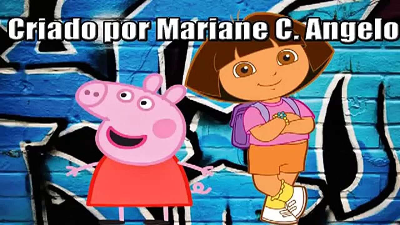 Peppa Pig vs Dora Aventureira Batalha do Rap