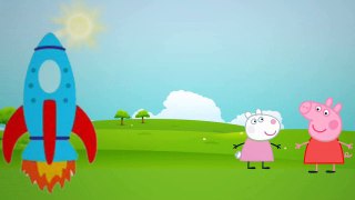 Peppa Pig is flying into space to sun,  Peppa Pig cartoon, new episode.