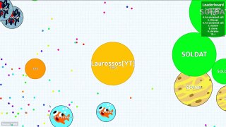 AGAR.IO TOP 1 GAMEPLAY | 6860 MASS | LEADERBOARD