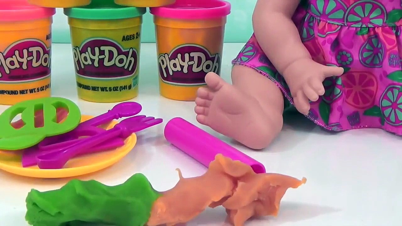 BABY ALIVE Challenge! How much can she eat   #