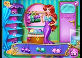 Disney Princes Little Mermaid Games - Ariel Tanning Solarium Game For Kisds