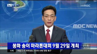 [안동MBC뉴스]봉화 송이 마라톤대회 9월29일 개최