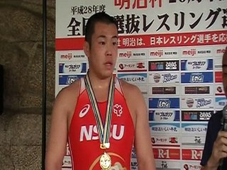 2016年全日本選抜レスリング選手権・優勝インタビュー15