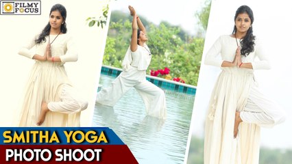 Singer Smitha's International Yoga Day Photo Shoot‌ - Filmyfocus.Com
