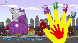 Peppa Pig Iron Man Finger Family   Daddy Finger Family Nursery Rhymes For Kids   Kan Kids TV