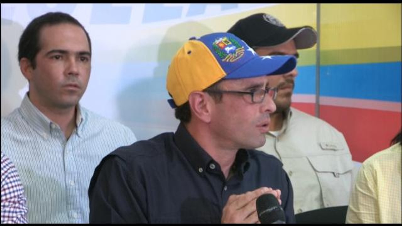 Capriles afirma que un 36,7% de las firmas para revocatorio fueron validadas en un día