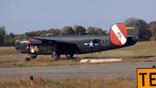 B-24 Witchcraft, taxi, takeoff & landing at KHWY