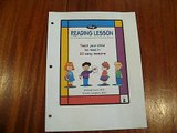 The Reading Lesson - Teach Your Child to Read in 20 Easy Lessons
