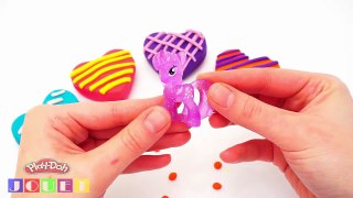 Comment faire avec pâte à modeler Play Doh Surprise Coeurs de Valentin, Mon Petit Poney