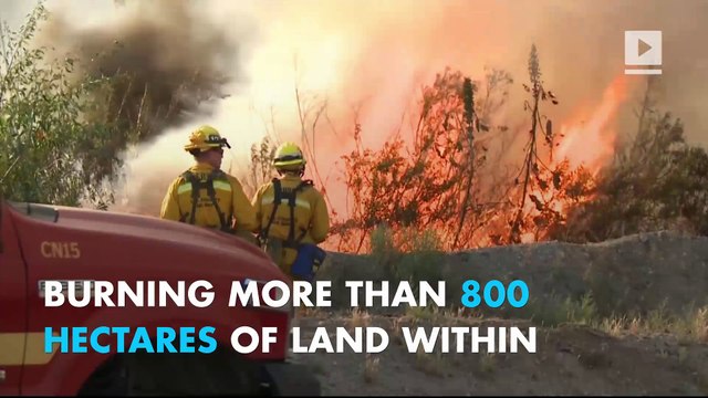 New fires erupt in California as heat wave sears the West