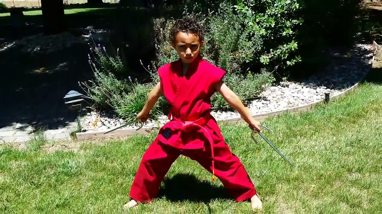 Young kid with amazing martial arts skills!
