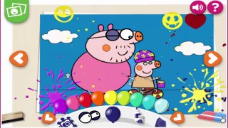 Peppa Pig Cartoon - Coloring - Peppa Pig Full Episode Game - Peppa Pig 2016 New Coloring Games - HD
