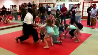 Girl scouts father daughter self defense seminar