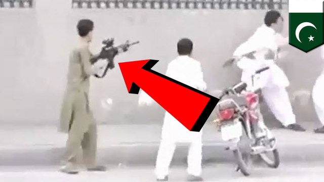 Pakistani teen goes full Murican by yanking out M16 during road rage incident in Peshawar