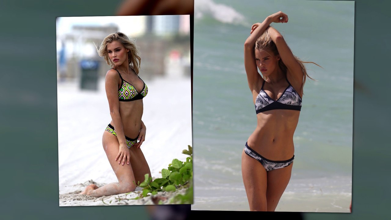 Joy Corrigan pose en bikini à Miami