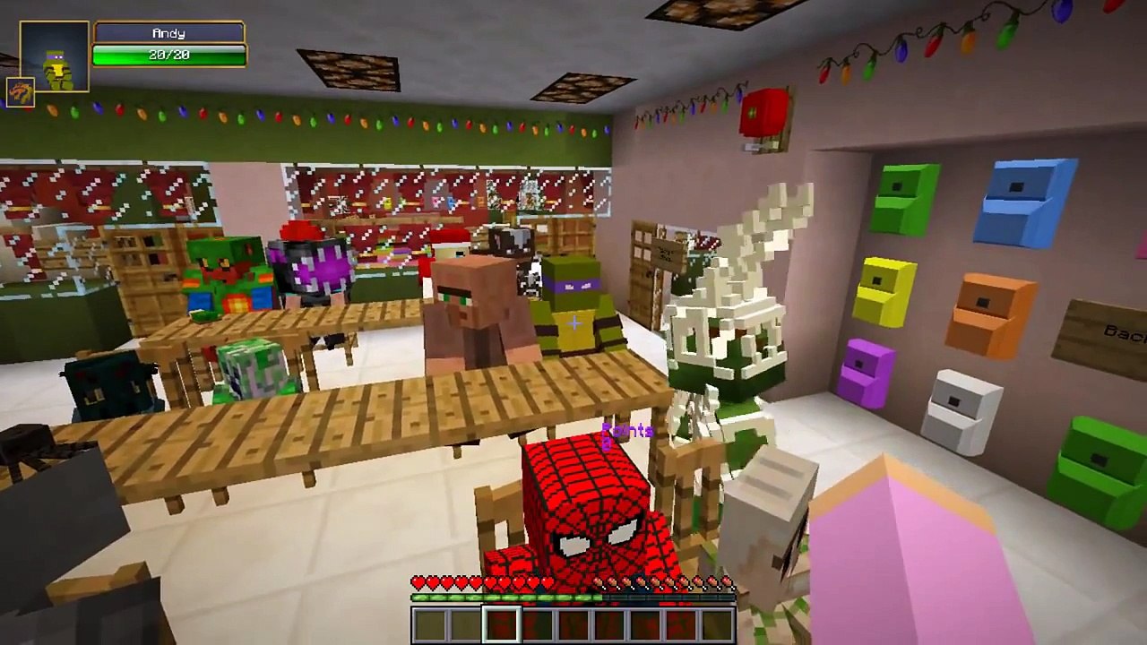 Minecraft School   EVIL LITTLE KELLY ATTACKS THE SCHOOL! HD