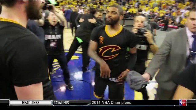 Cavs Celebrate NBA Championship Cavaliers vs Warriors - Game 7 June 19, 2016 NBA Finals