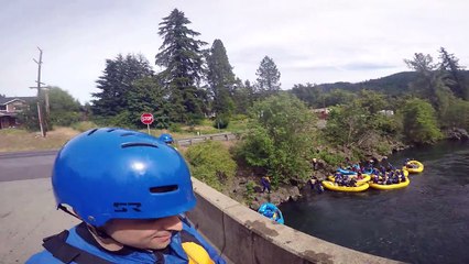 Bridge Jumping White Salmon River