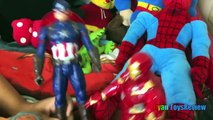Spiderman vs Venom Marvel Superheroes Avengers Captain America Iron Man Egg Surprise Toys Kids Video