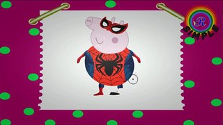 Peppa Pig Español English Episodes 2016 - Frozen Elsa Spiderman vs Venom Superman