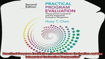 different   Practical Program Evaluation TheoryDriven Evaluation and the Integrated Evaluation