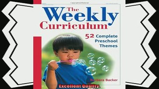 complete  The Weekly Curriculum Book 52 Complete Preschool Themes