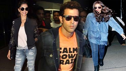 IIFA 2016 : Deepika Padukone, Sonam Kapoor, Hrithik & More At Airport