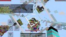 Minecraft PE Online : Odeio Sky Wars!