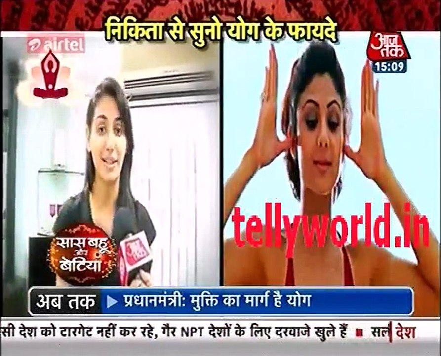 ek duje ke waste Suman's Yoga 21st June 2016 Saas Bahu aur Betiya 21st June