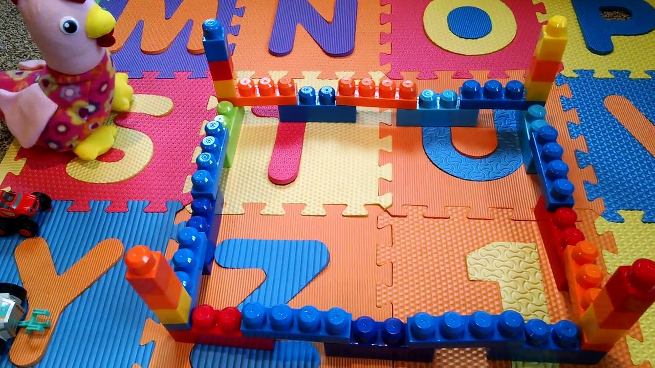 Blaze and Paw Patrol versus Spongebob Squarepants!!