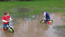 Pol & Tom .. New Bikes & Deep Water