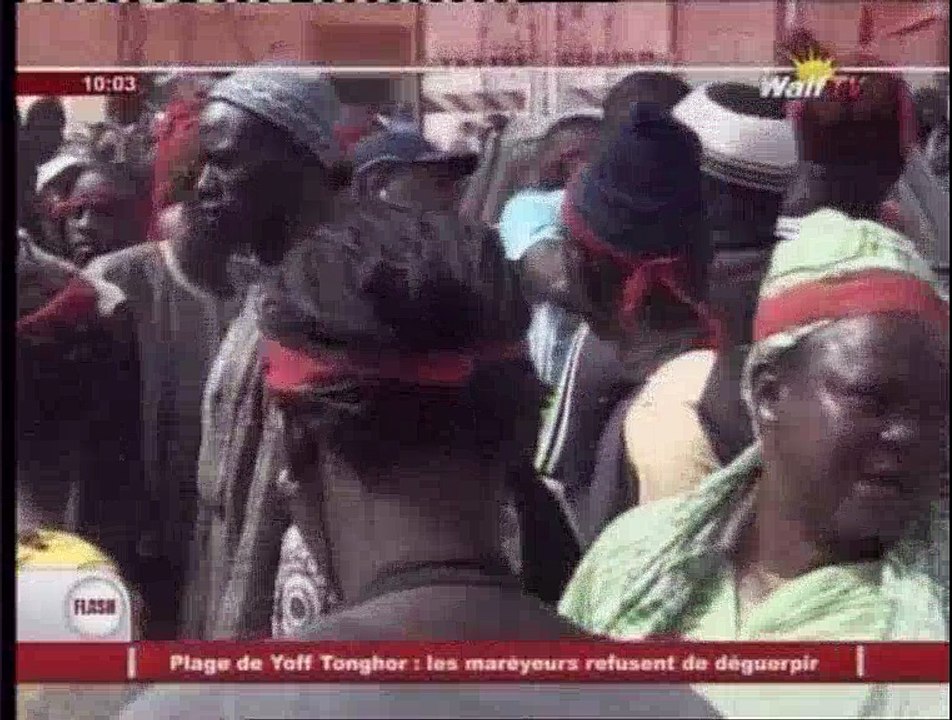 Plage  de Yoff Tonghor : Les mareyeurs refusent de déguerpir