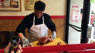 Peking Duck Carving