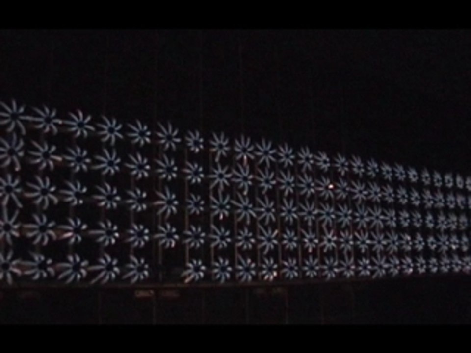 Mamac Nice - Nuit des musées - mur de feu Yves Klein