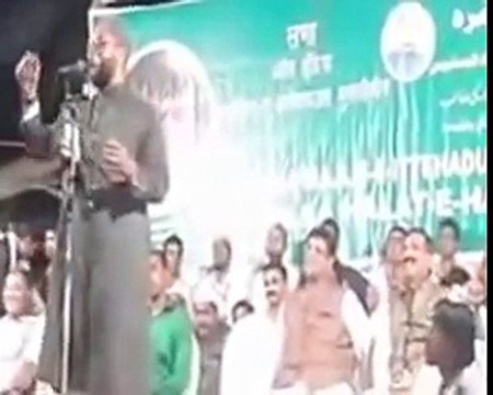 Dr Zakir Naik and Asaduddin Owaisi Addressing Massive Jalsa at Darussalam on Friday