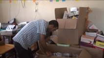 Suriyeli Sığınmacı 2 Bin 400 Kişiye Ayakkabı Yardımı