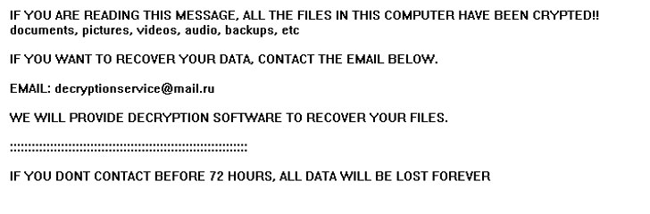 Apocalypse Ransomware Removal