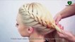 Easy and Quick French Braid Hairstyle  Everyday Hairstyles Hair Tutorial Long Hair.