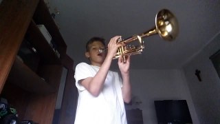 My 25 Sub Special! Playing the trumpet!