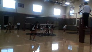 Eastside College Prep's Volleyball Homegame verses King's Academy 2010