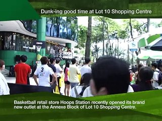 Dunk-ing good time at Lot 10 Shopping Centre