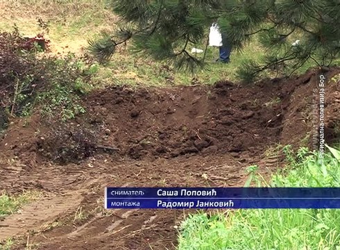 Sanacija klizišta u Ulici 9. brigade u Boru, 21. jun 2016. (RTV Bor)