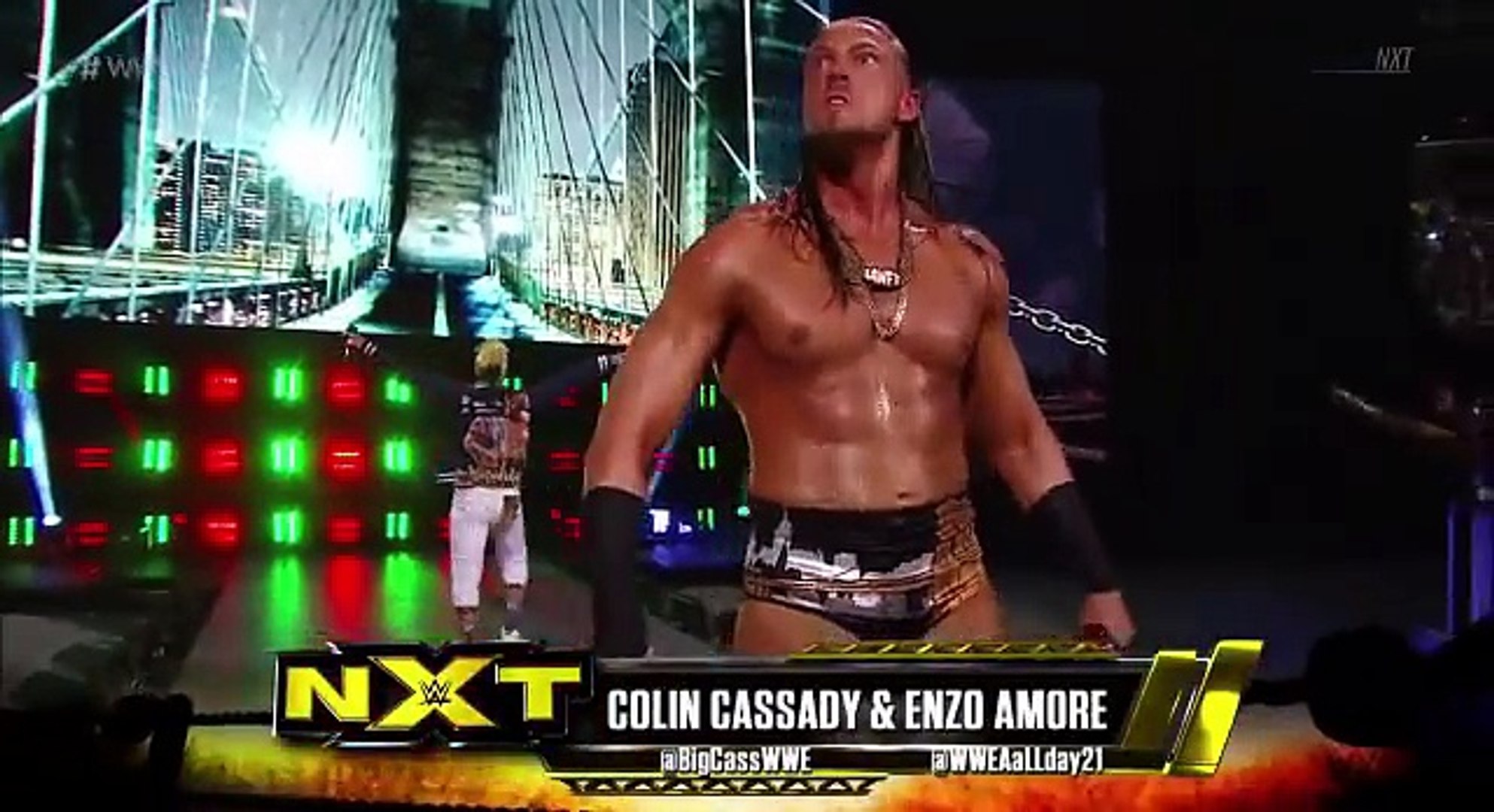 Enzo Amore Colin Cassady Entrance Sawft 16 Video Dailymotion