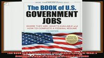 complete  The Book of US Government Jobs Where They Are Whats Available  How to Complete a