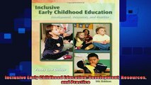 behold  Inclusive Early Childhood Education Development Resources and Practice