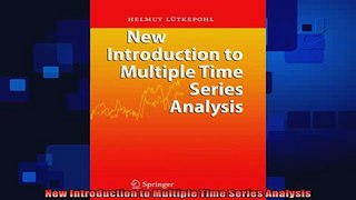 there is  New Introduction to Multiple Time Series Analysis
