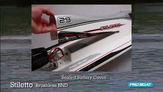 Navomodel de viteza Stiletto 29 Brushless Tunnel BND