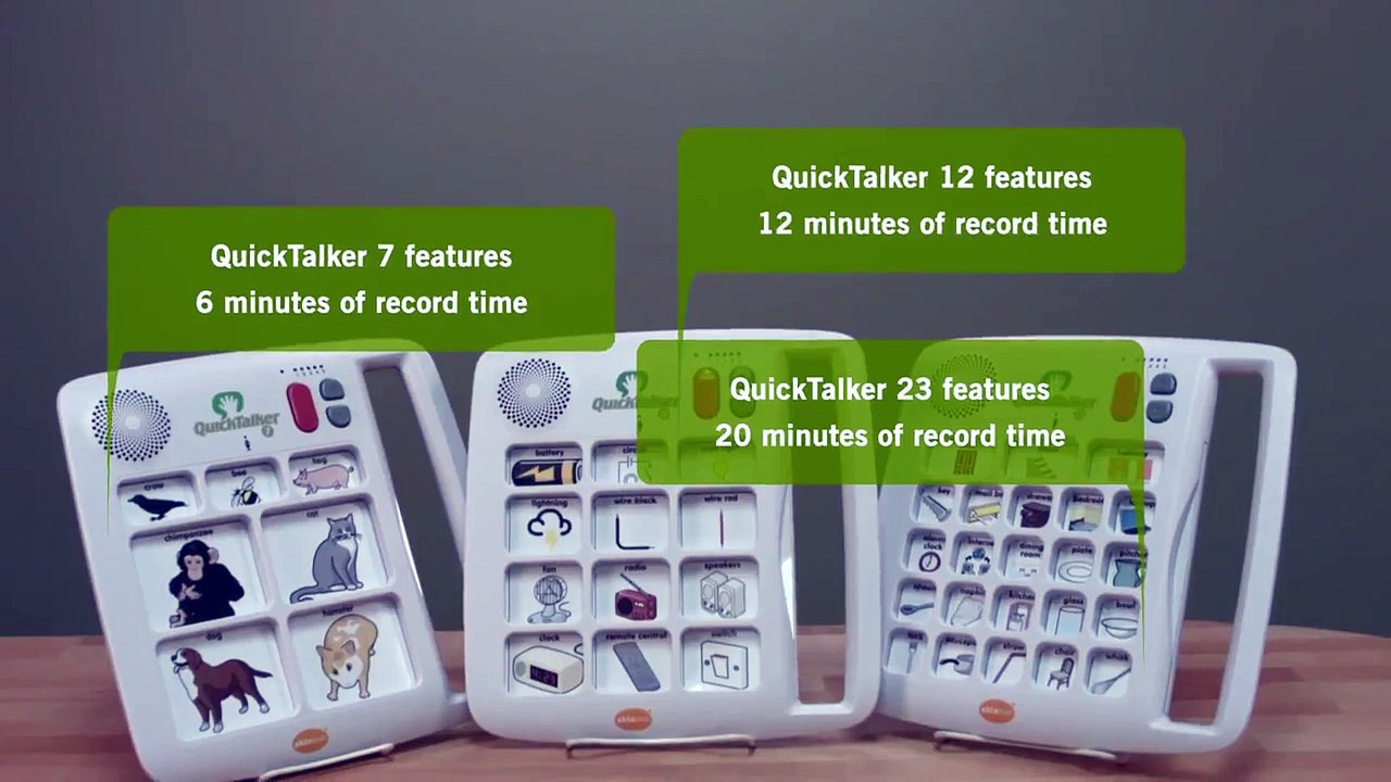 QuickTalker 7, 12, 23